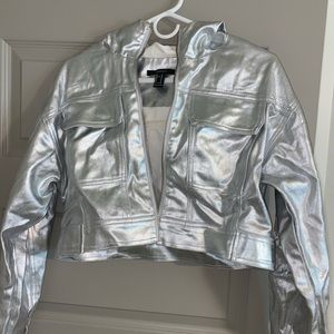 Silver Metallic Jacket